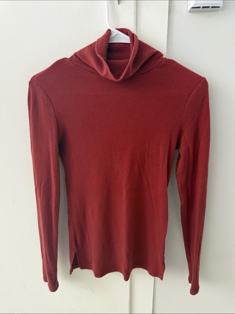 Women’s Slim Fit Red Turtleneck Sweater